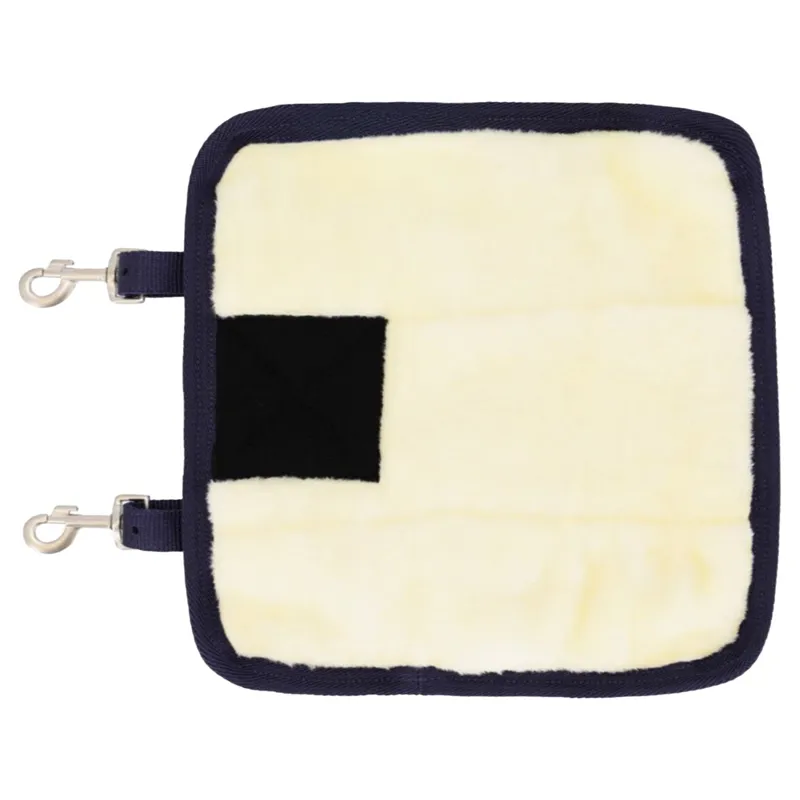 QHP Quick Release Faux Fur Chest Extender - Black-1