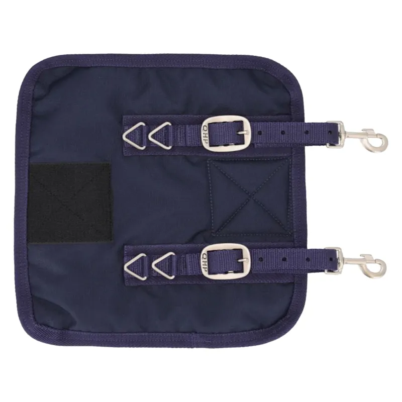 QHP Quick Release Faux Fur Chest Extender - Navy