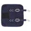 QHP Quick Release Faux Fur Chest Extender - Navy