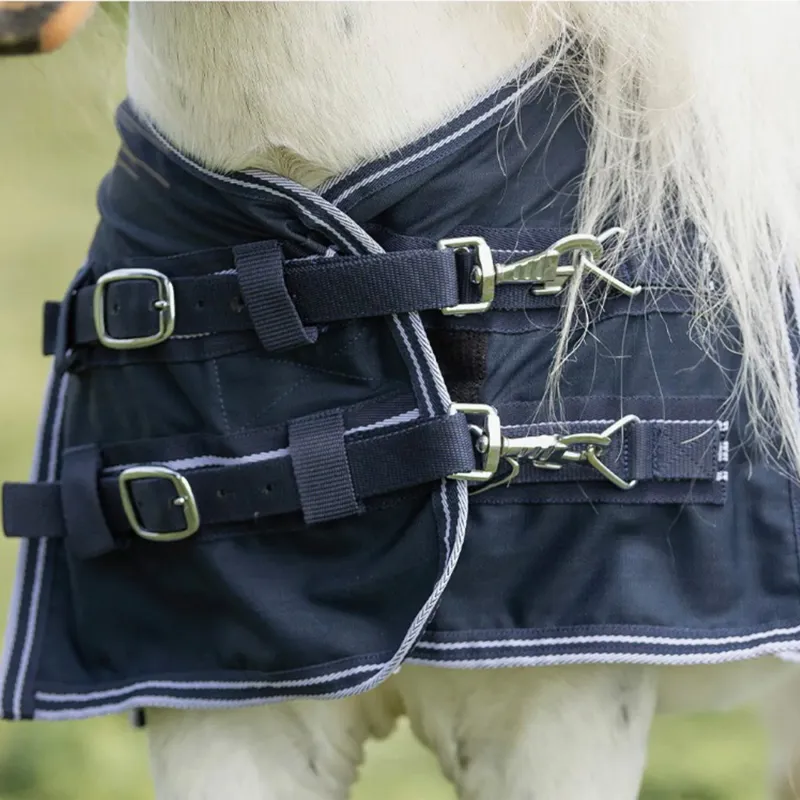 QHP Falabella 200g Miniature Turnout Blanket - Navy-2