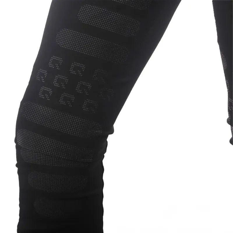 QHP Fillip Knee Grip Junior Boys Breeches - Black-7