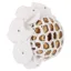 QHP Flower Hair Bow - White