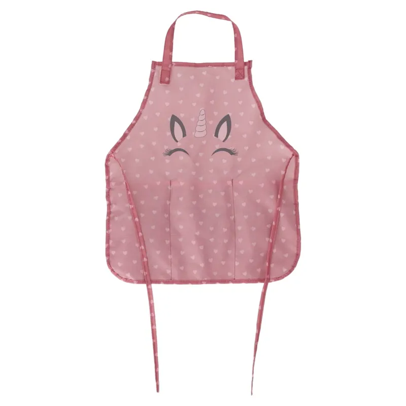 QHP Unicorn Junior Grooming Apron - Pink-1
