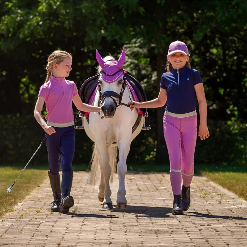 QHP Gwenn Junior Sport Shirt - Pink-6