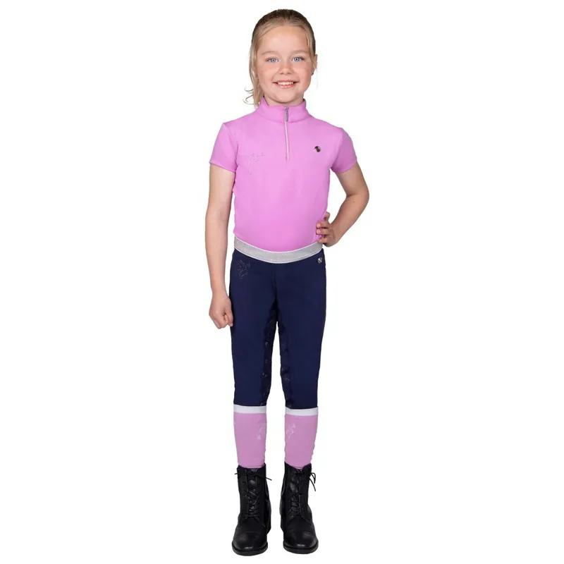 QHP Gwenn Junior Sport Shirt - Pink-5