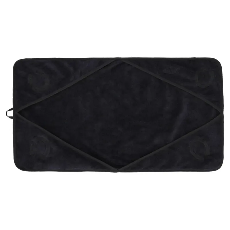 QHP Hands-In Towel - Black