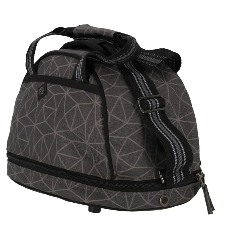 QHP Collection Helmet Bag - Grey/Reflective-1