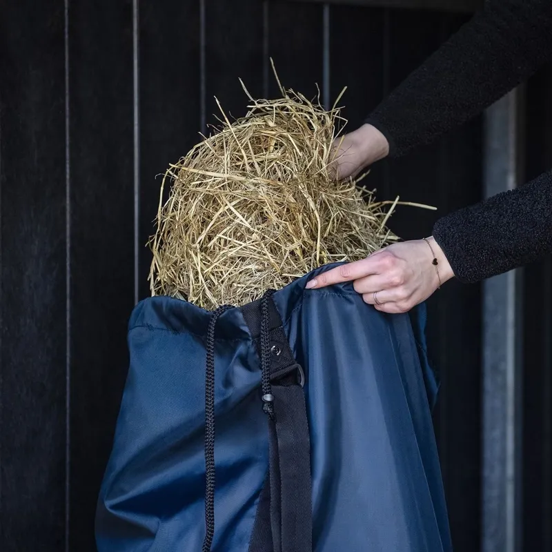 QHP Transport Hay Bag - Navy-2
