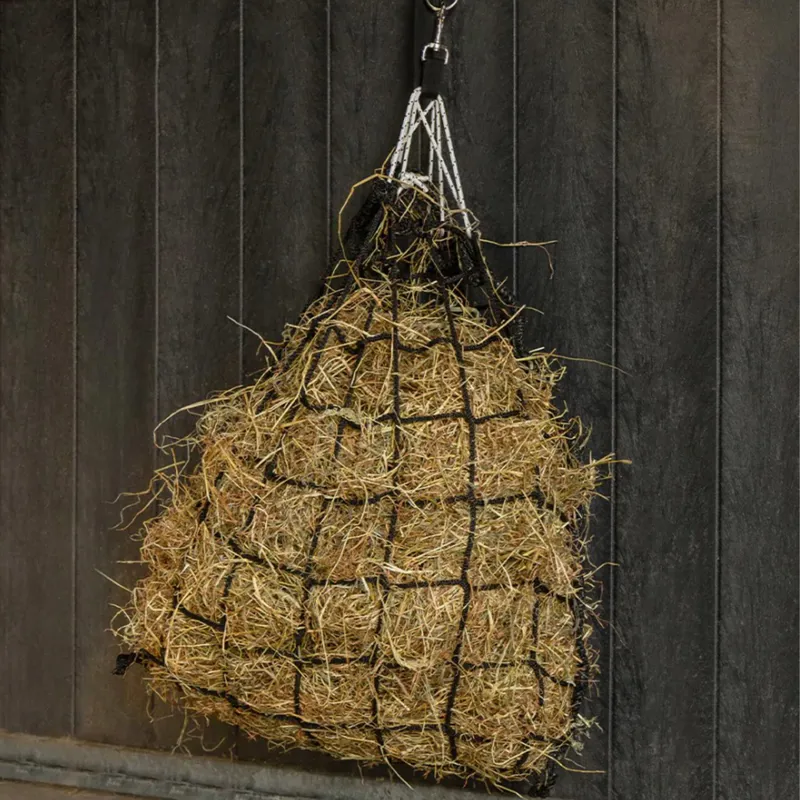 QHP Hay Net Hanging Strap Black-2