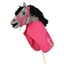 QHP Hobby Horse Fleece Blanket - Fuchsia
