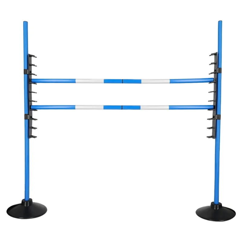 QHP Hobby Horse Jump Set - Cobalt Blue-1