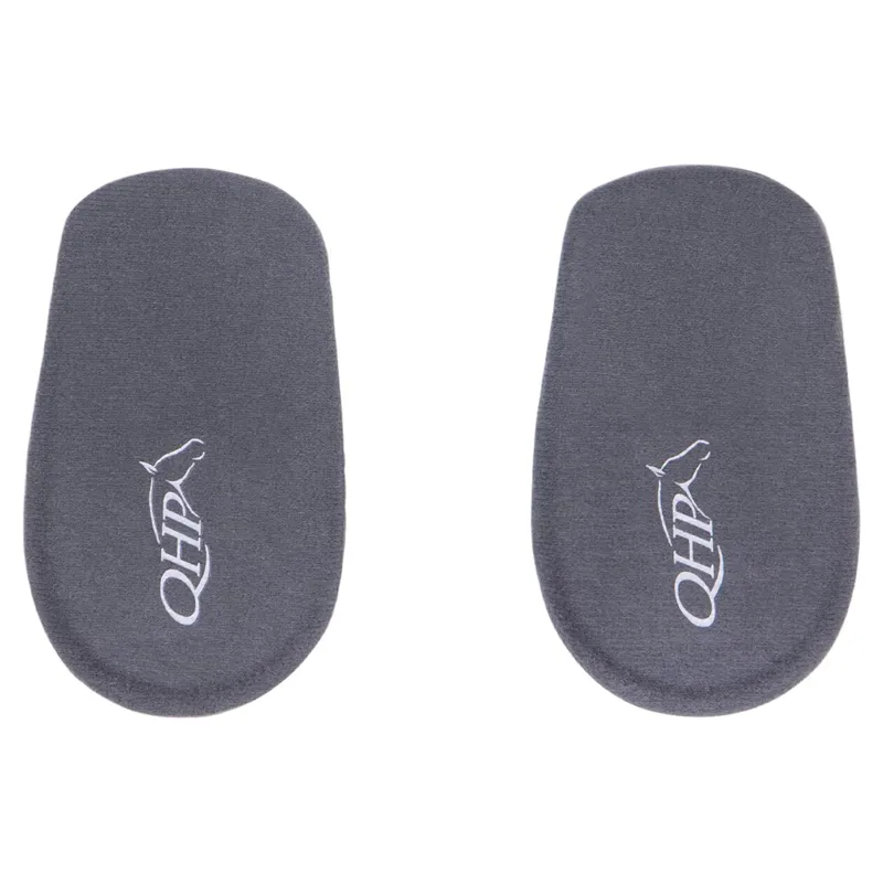 QHP Heel Up Anti-Slip Heel Risers - Grey