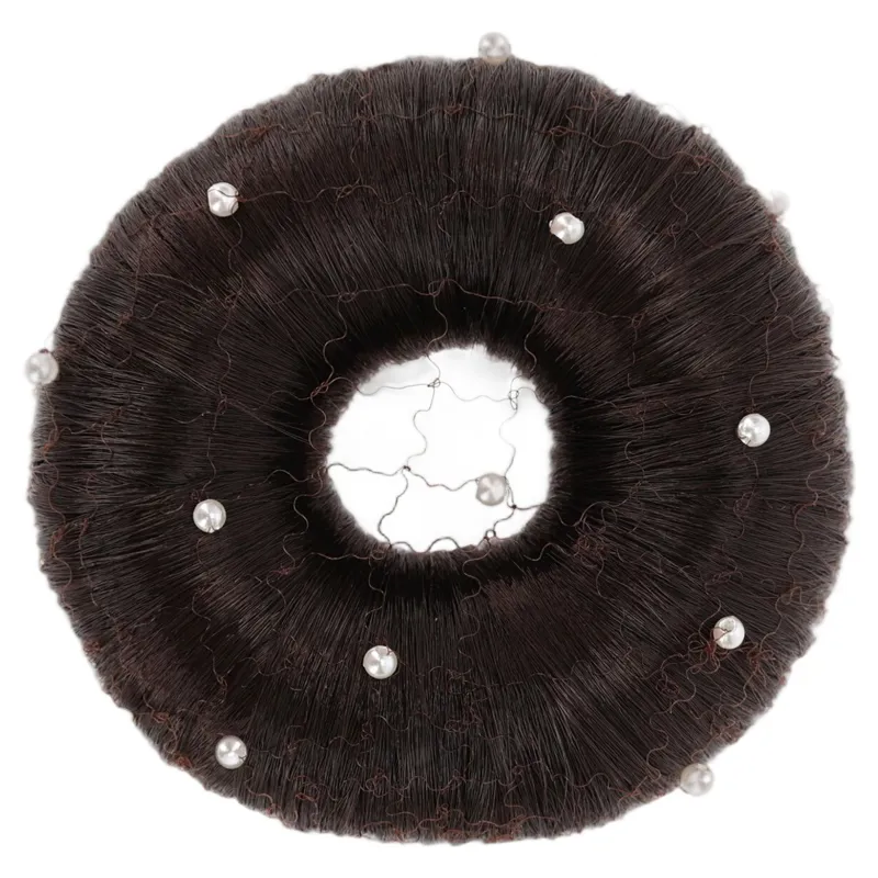 QHP Invisible Pearl Hairnet - Brown