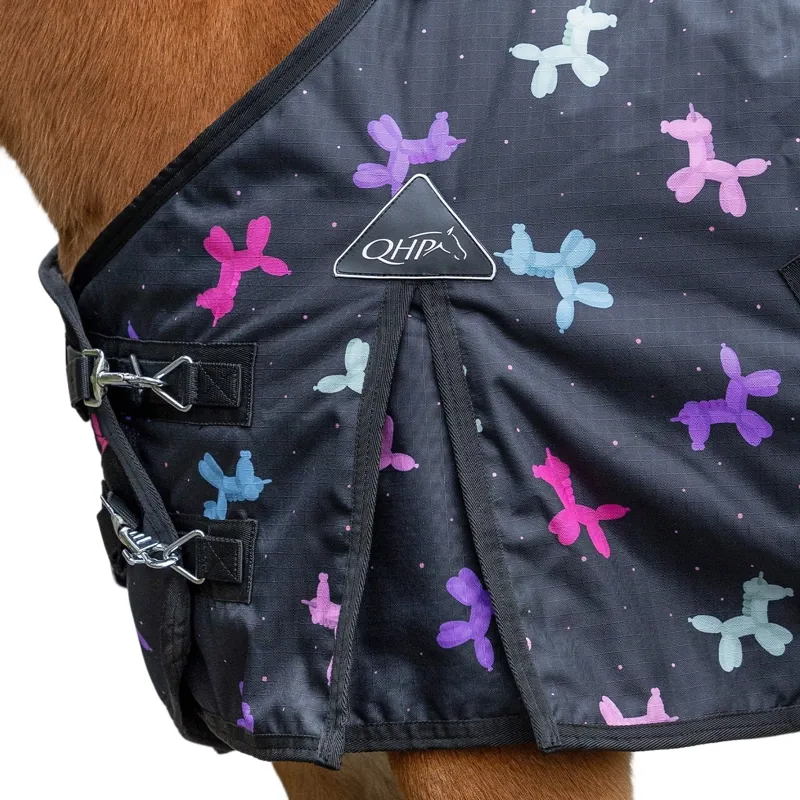 QHP Isalyn 100g Turnout Blanket - Unicorn Dream-5