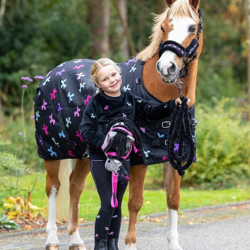 QHP Isalyn 100g Turnout Blanket - Unicorn Dream-6