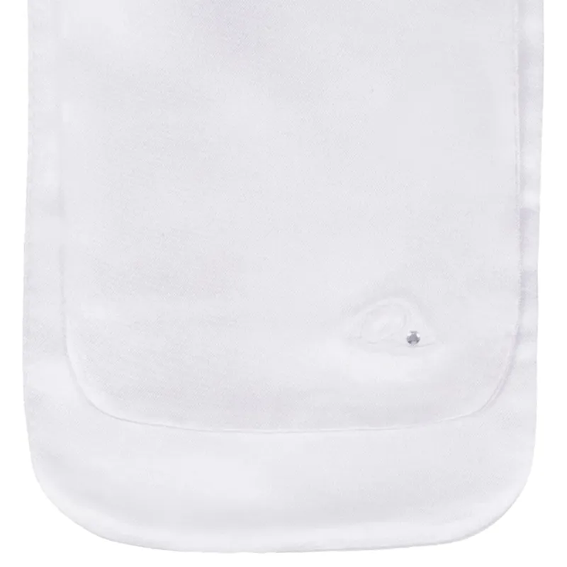 QHP Kae Stock Tie - White/Silver-2
