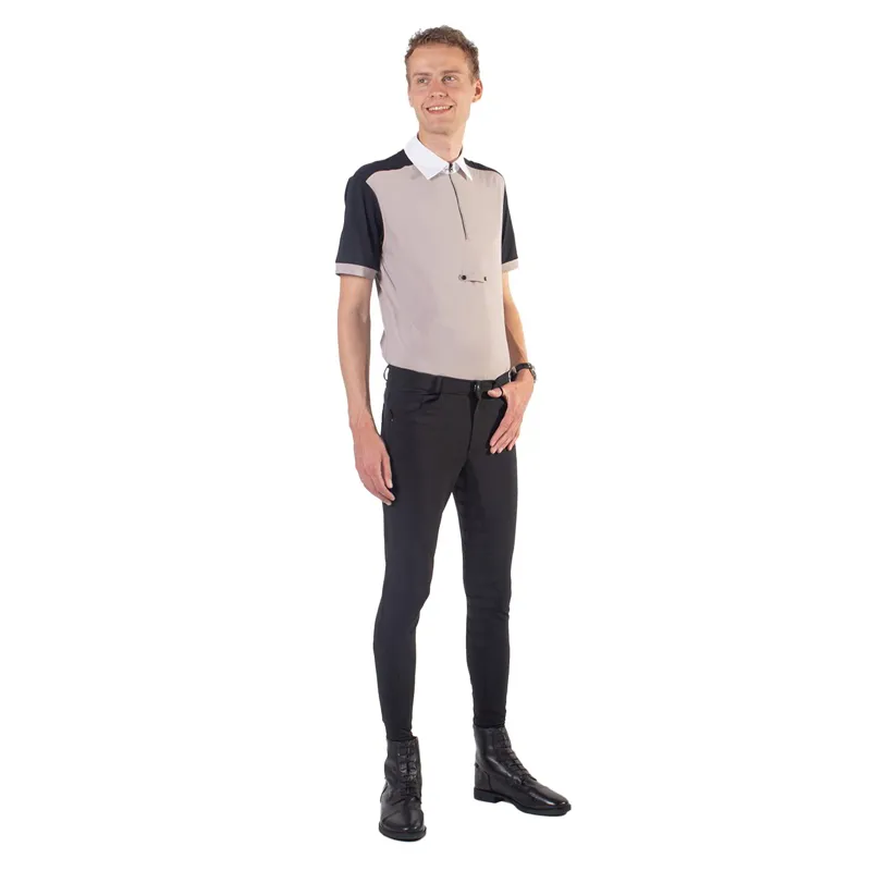 QHP Kyle Men's Show Shirt - Beige-5