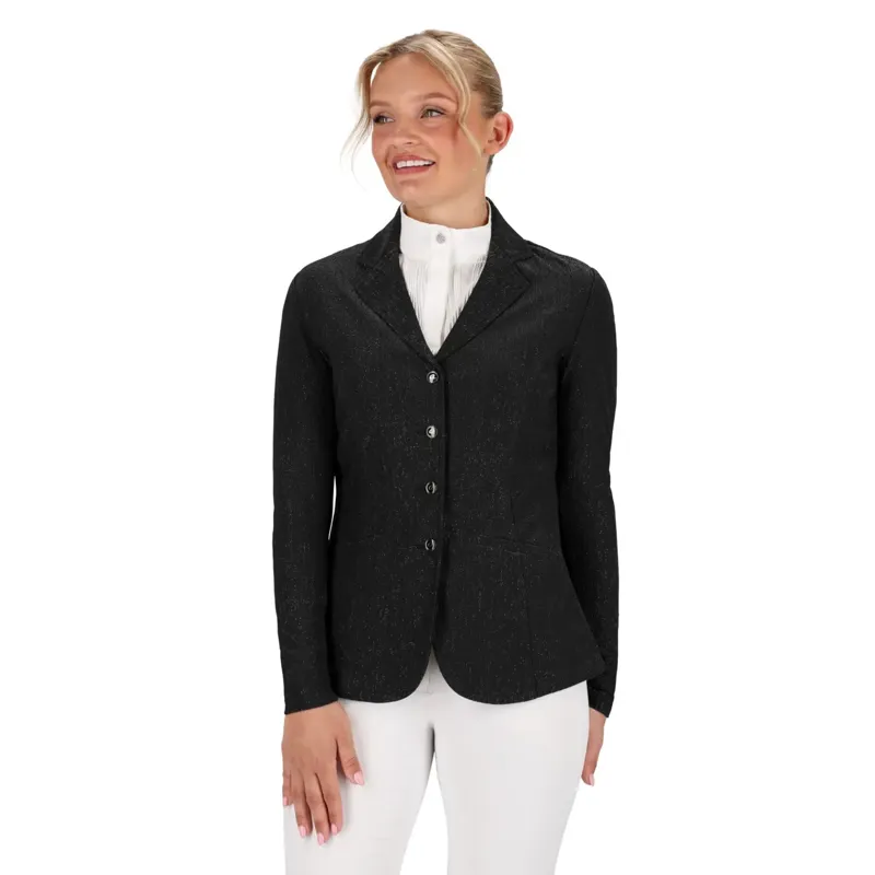 QHP Kynlee Glitter Women's Show Jacket - Black