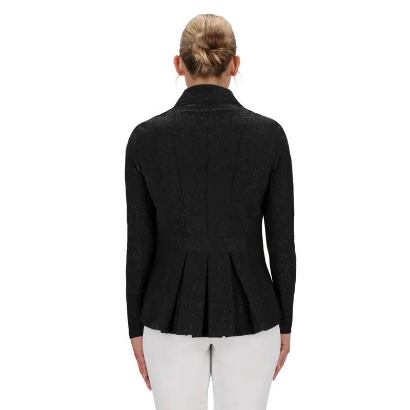QHP Kynlee Glitter Women's Show Jacket - Black-1