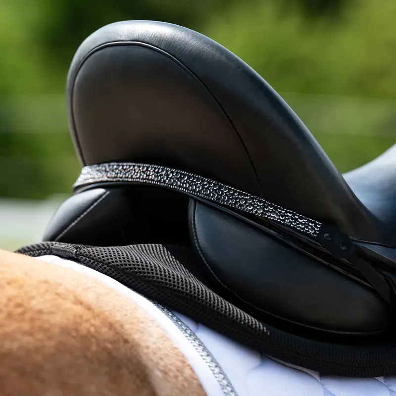 QHP Lagos Saddle Jewel - Black