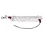 QHP 4.2m Lead Rope 14mm Wide White/Burgundy