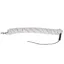QHP 6.8m Lead Rope 12mm Wide White/Dark Green