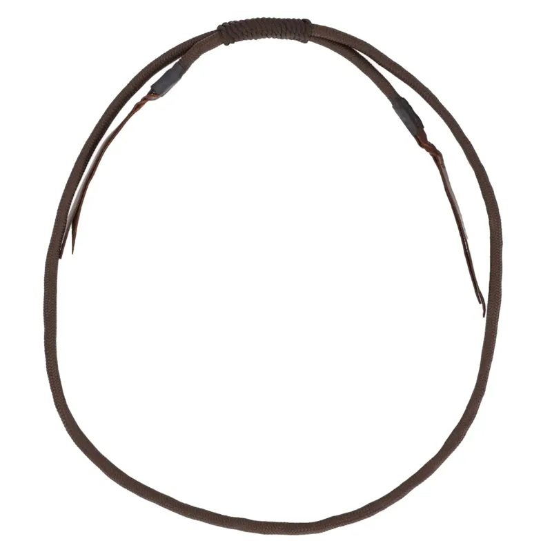 QHP Liberta Adjustable Neck Rope - Brown