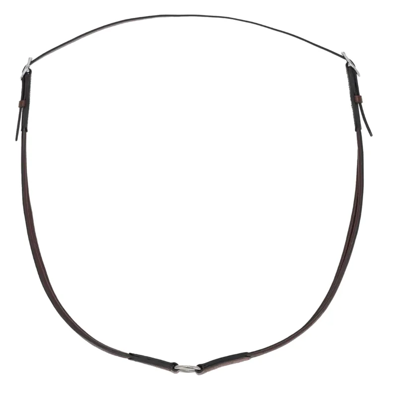QHP Liberta Leather Neck Rope - Brown
