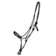 QHP Liberta Leather Rope Halter - Black