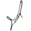 QHP Liberta Leather Rope Halter - Brown