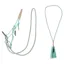 QHP Liberty Combi Rope Halter with Reins - Ice Green