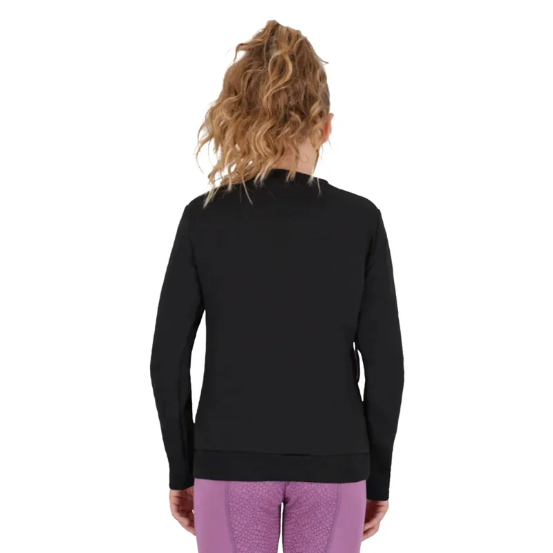 QHP Lize Junior Sweater - Black/Violet-1