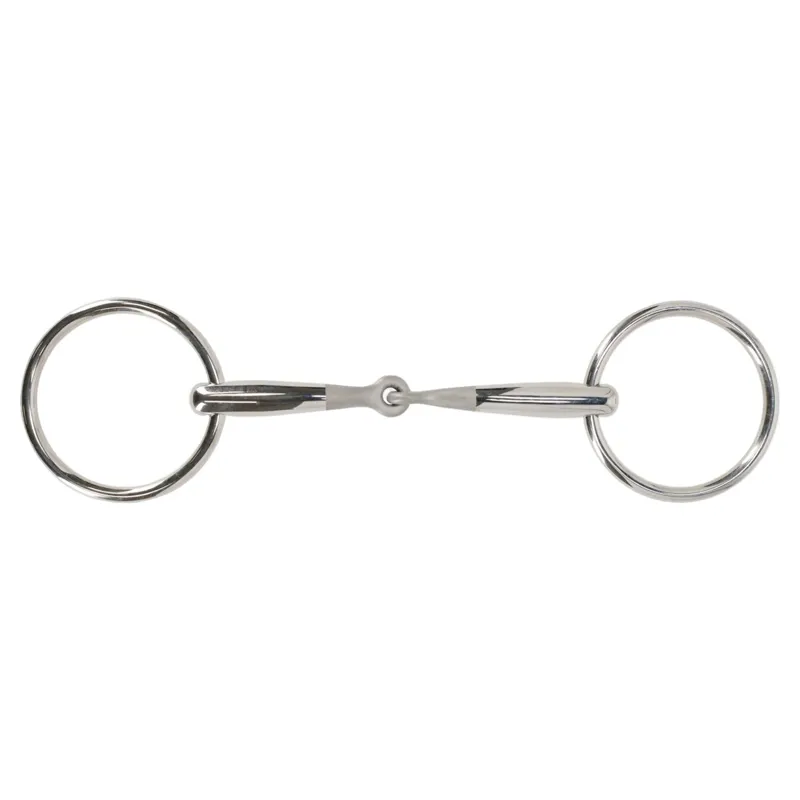 QHP Anatomical Loose Ring Single Jointed Bit - Sandblasted