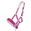 QHP Fleece Lined Lunge Cavesson - Fuchsia