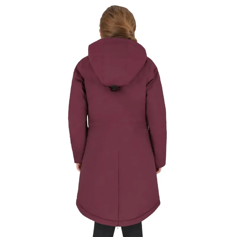 QHP Maelynn Junior Girls Winter Jacket - Wine Red-1