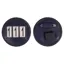 QHP Modeste Round Number Holder - Navy