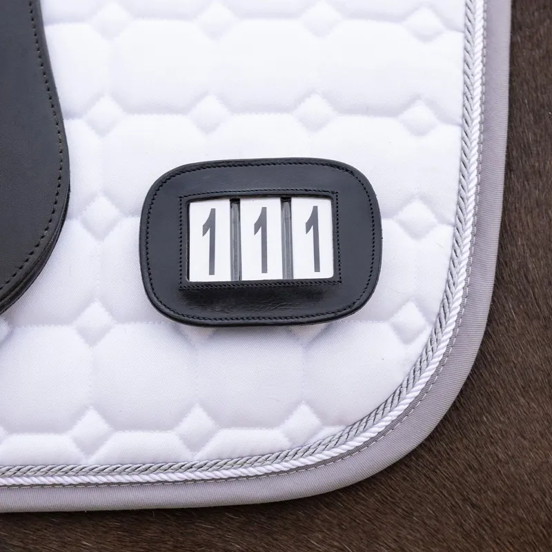 QHP Modeste Square Number Holder - Black-1
