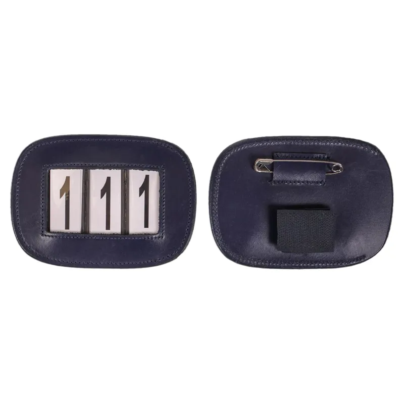 QHP Modeste Square Number Holder - Navy