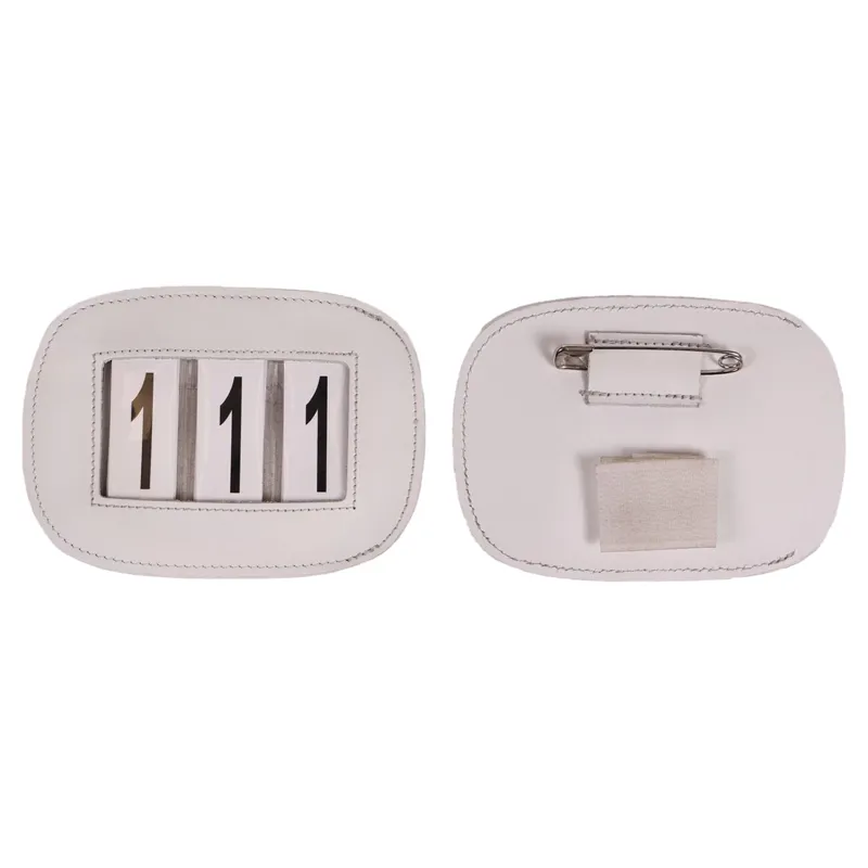QHP Modeste Square Number Holder - White