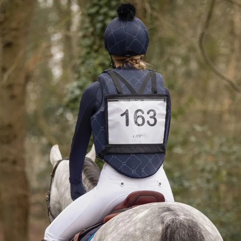 QHP Number Bib with Zipper - Black-7