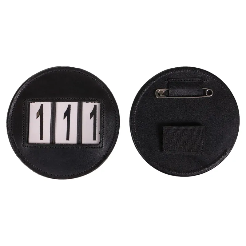 QHP Modeste Round Number Holder - Black