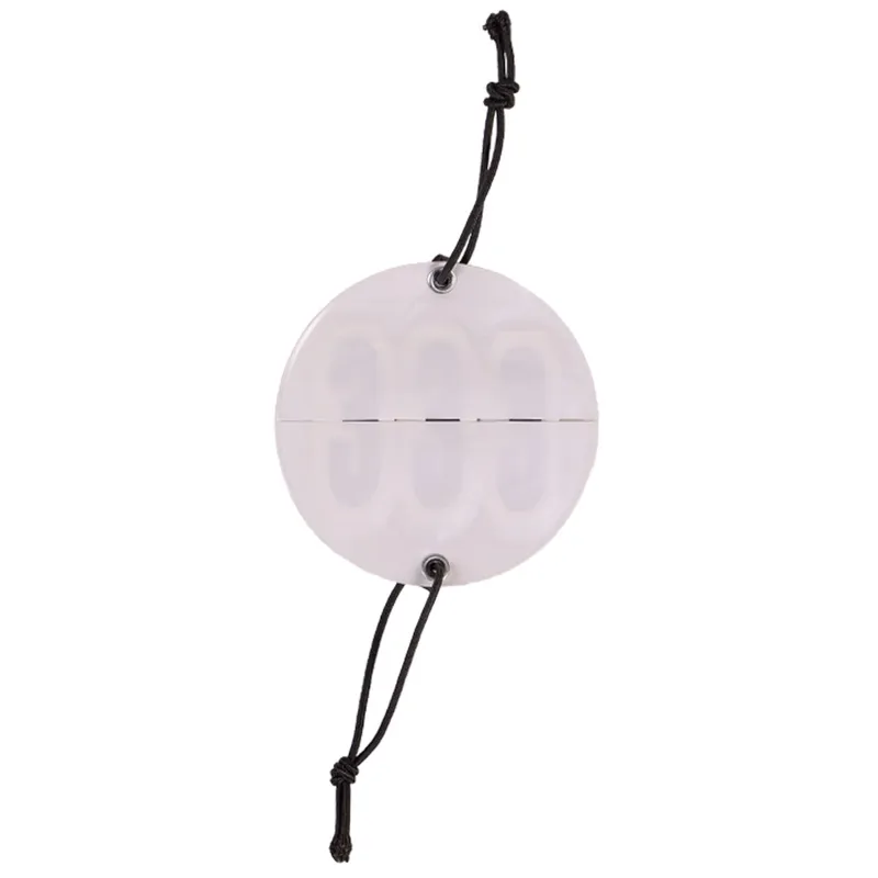 QHP Prim Elastic Number Holders - 2-Pack - White-1