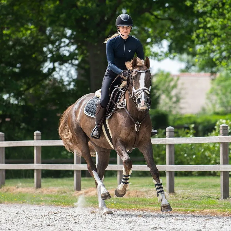 QHP Ontario Bridle with Reins - Brown-9