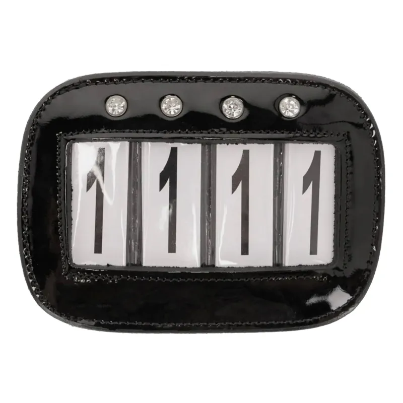 QHP Quatro Number Holder 2 Pack - Black