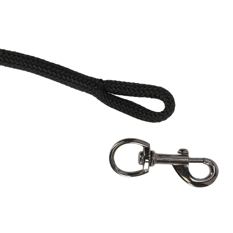 QHP Lead Rope with Removable Snap - Black-1