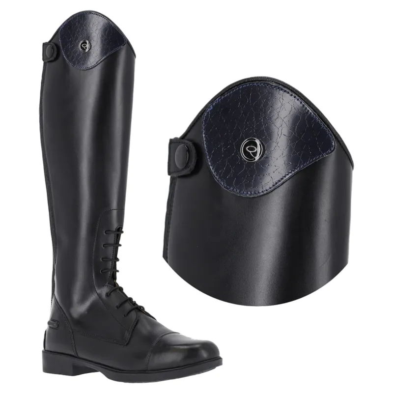 QHP Romy Riding Boot Exchangeable Top - Crocodile Navy