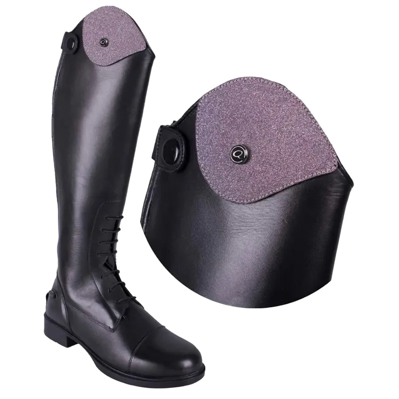 QHP Romy Riding Boot Interchangeable Top - Glitter Pink