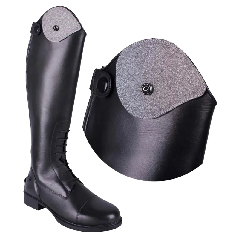 QHP Romy Riding Boot Exchangeable Top - Glitter Silver