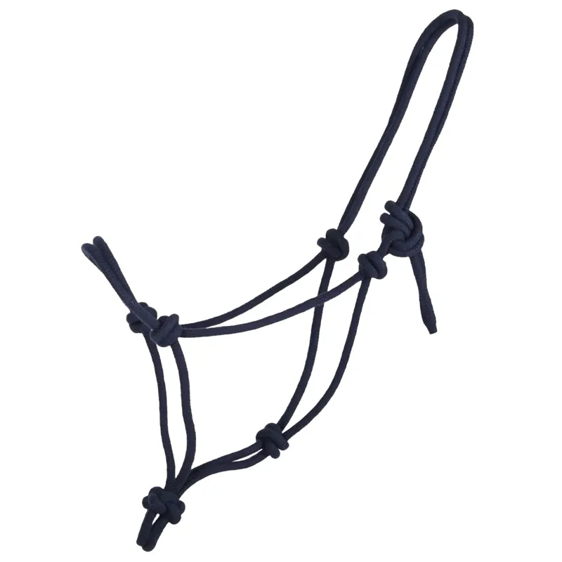 QHP Basic Rope Halter - Navy