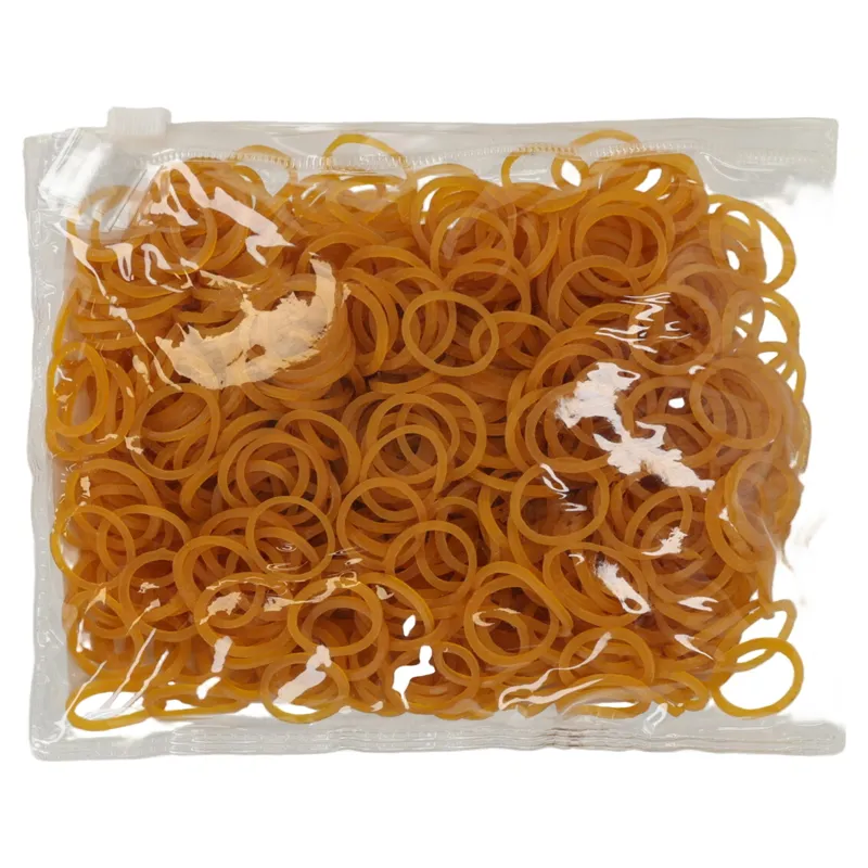 QHP Rubber Braiding Bands - Natural-1